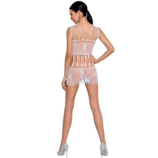 PASSION - WOMAN BS090 WHITE BODYSTOCK ONE SIZE
