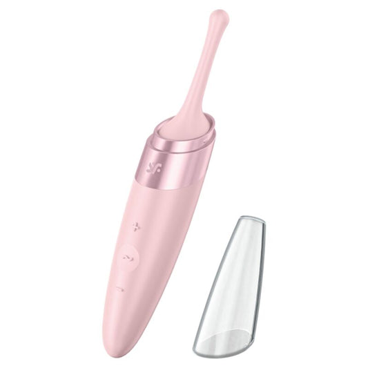 SATISFYER - TWIRLING DELIGHT CLITORAL STIMULATOR PINK