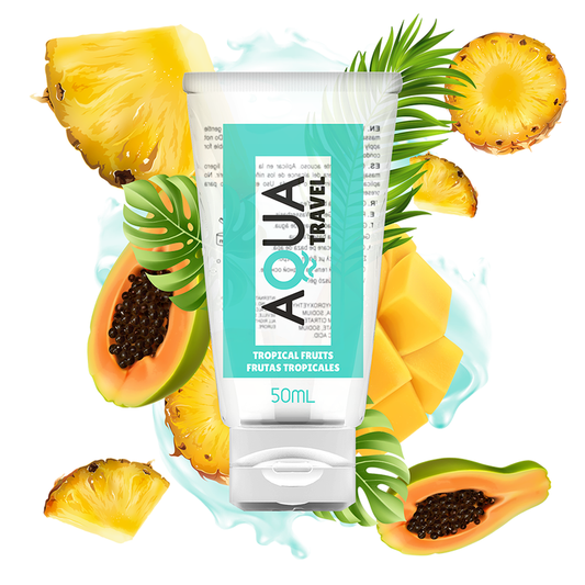 AQUA TRAVEL - AQUA TRAVEL WATER BASE LUBRICANT TROPICAL FRUITS - 50 ML