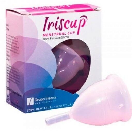 IRISCUP - PINK SMALL MONTH CUP A + FREE STERILIZER BAG