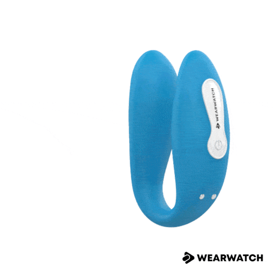WEARWATCH - VIBRADOR WATCHME DE TECNOLOGIA DUPLA INDIGO/ĂGUA DO MAR