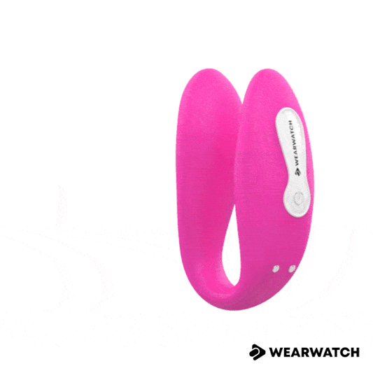 WEARWATCH - VIBRADOR WATCHME DE TECNOLOGIA DUPLA FĂCSIA / ĂGUA DO MAR