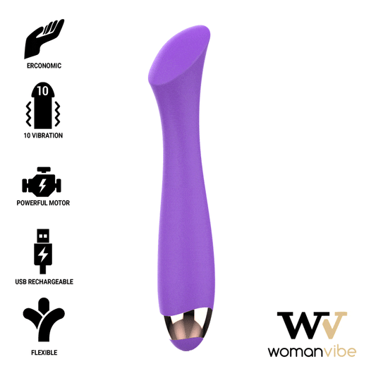 WOMANVIBE - MANDY "K" POINT SILICONE VIBRADOR RECARREGĂVEL