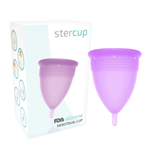 STERCUP - FDA SILICONE MENSTRUAL CUP PURPLE - SIZE L
