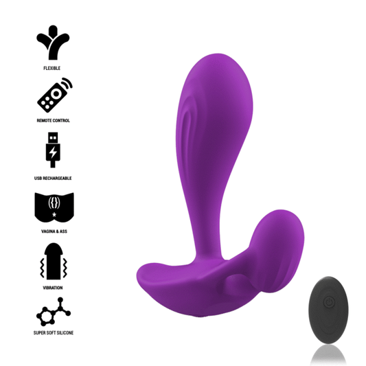 INTENSE - SHELLY PURPLE REMOTE CONTROL ANAL PLUG