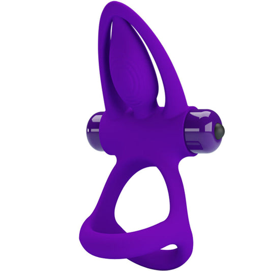 PRETTY LOVE - PURPLE SILICONE VIBRATING RING 10 VIBRATIONS