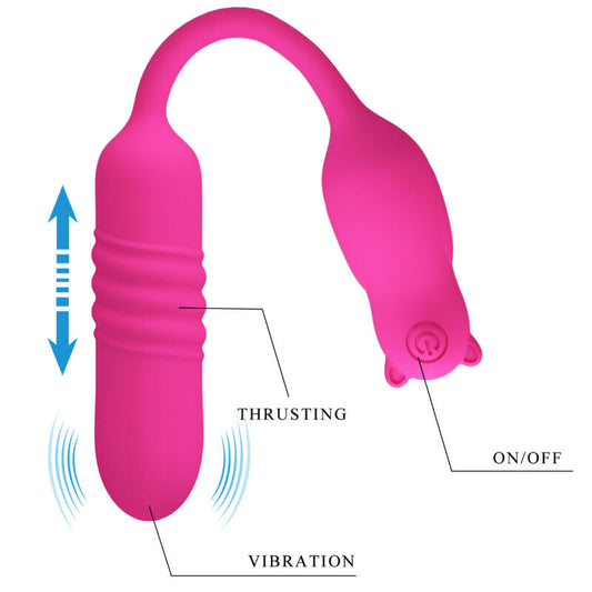PRETTY LOVE - NOBIKUMA PINK SILICONE VIBRANT BULLET