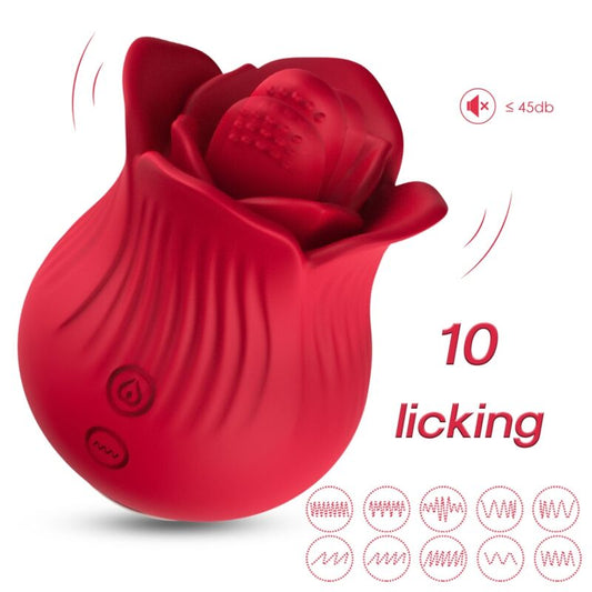 ARMONY - PINK RED VIBRATOR AND STIMULATOR