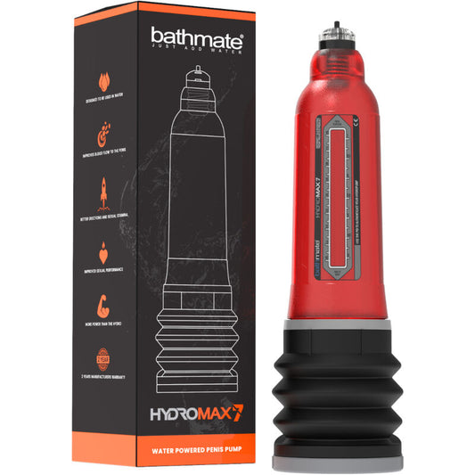 BATHMATE - HYDROMAX 7 RED PENIS ENLARGEMENT PUMP