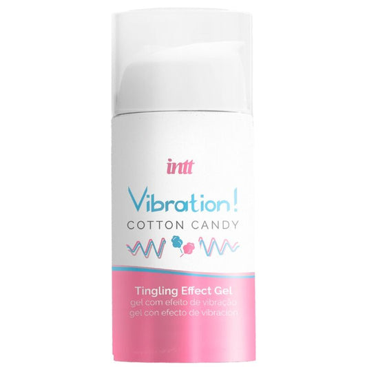 INTT - POWERFUL INTIMATE STIMULANT COTTON CANDY VIBRATING GEL LIQUID 15 ML