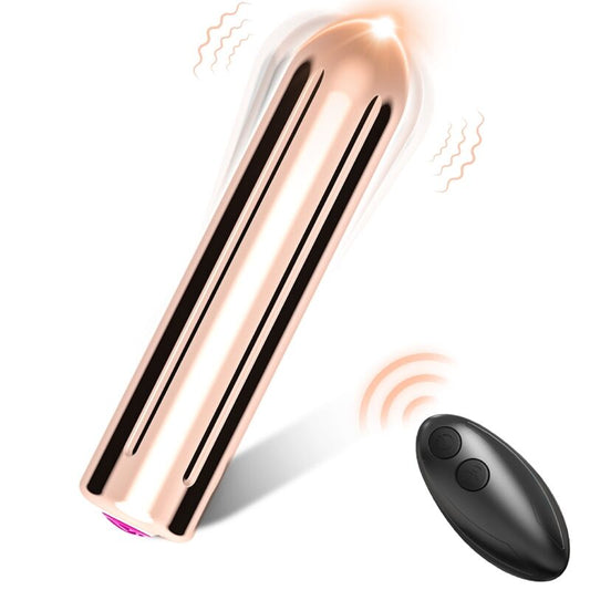 ARMONY - WARHEAD BULLET VIBRATOR REMOTE CONTROL GOLD 2 CM X 8.8 CM