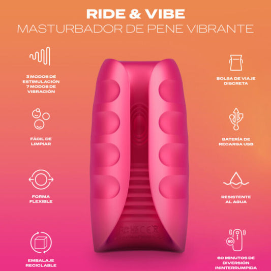 DUREX VIBRATOR MASTURBATOR -TOY RIDE & VIBE