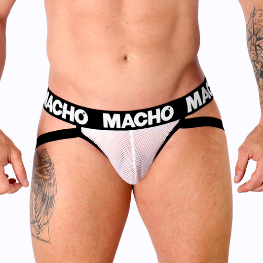 MALE - MX26X1 JOCK GRID WHITE S