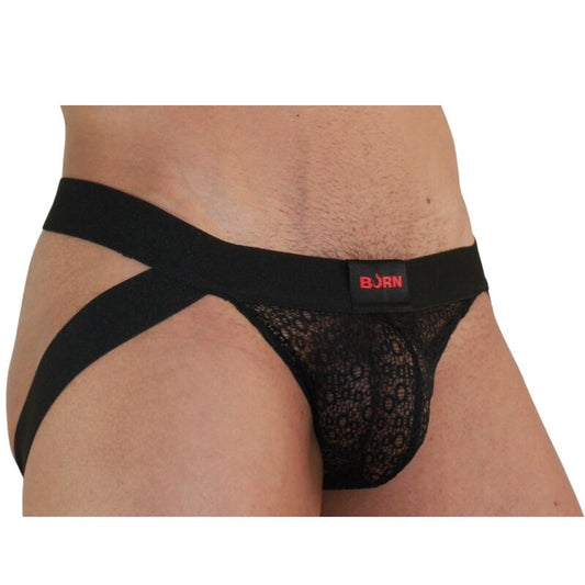 BURN - 005 JOCK BLACK LENCERO S
