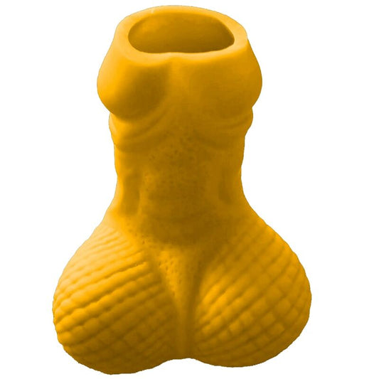 SPICY DIABLO SHOT GLASS - YELLOW PENIS