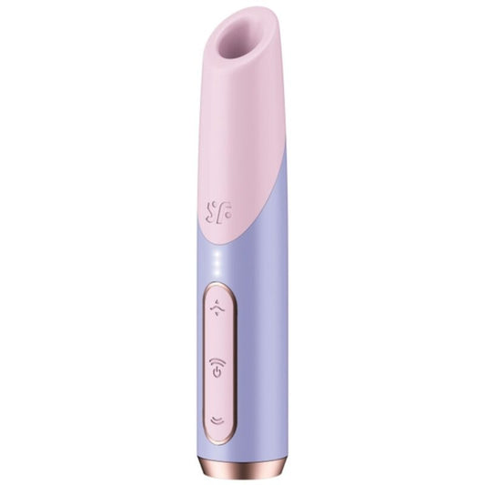 SATISFYER - BOLD KISS WAVE CLITORAL STIMULATOR PINK/VIOLET