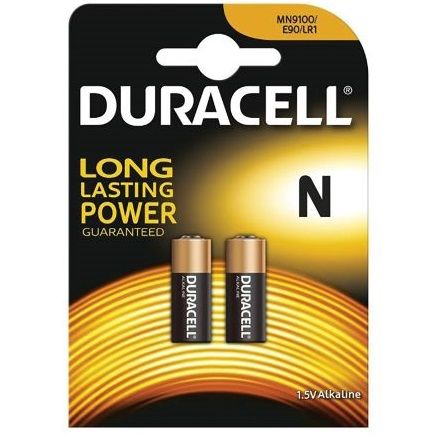 DURACELL - BATTERY MN9100 N LR1 1.5V 2 UNITS