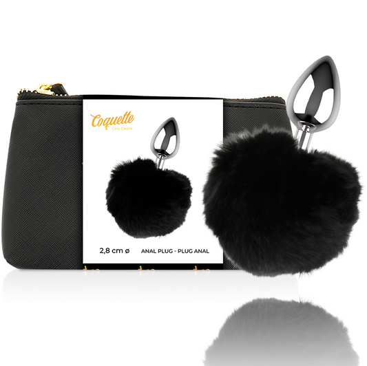 COQUETTE CHIC DESIRE - METAL ANAL PLUG SIZE L 2.8 X 4.1 CM