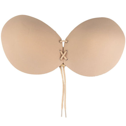 BYE-BRA - SOSTÉN ADHESIVO CON ENTRELAZADO NEGRO COPA A
