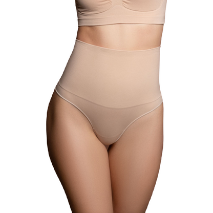 BYE-BRA - FAJA WITHOUT SEAMS THONG STYLE BEIGE TALLA M