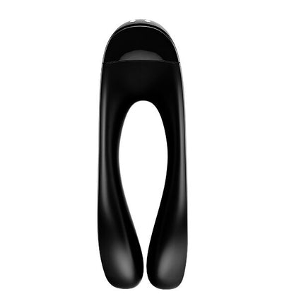 SATISFYER - VIBRADOR DE DEDO CANDY CANE NARANJA