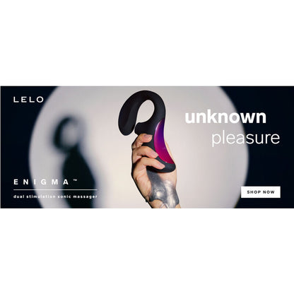 LELO - ENIGMA MASSAGER DE ESTIMULAO DE DUPLA SUCO PRETO