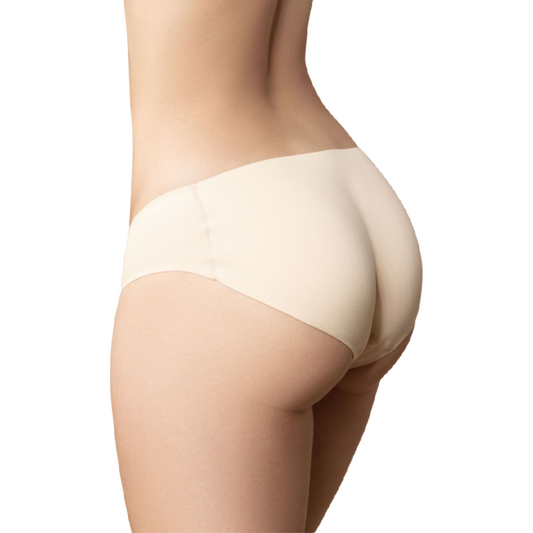 BYE BRA PANTIES BAJOS CON ROLLENO NALGAS L