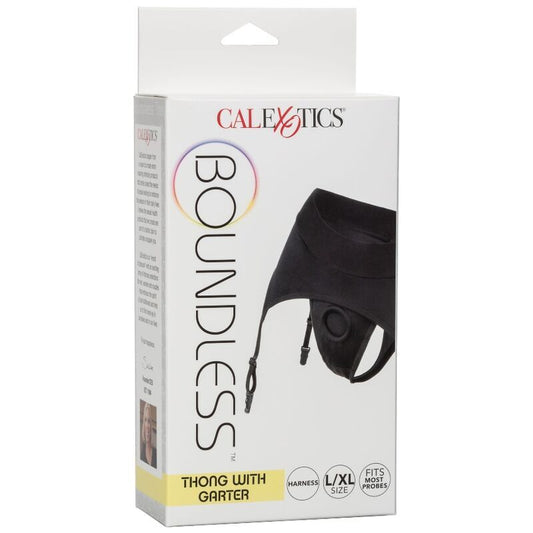 CALEXOTICS - BOUNDLESS THONG WITH GATHER L/XL
