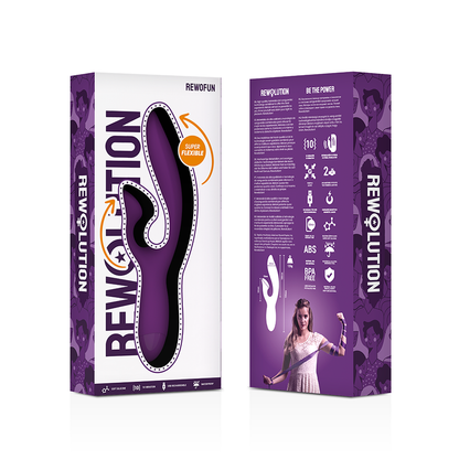 REWOLUTION - VIBRADOR FLEXIBLE REWOFUN CON CONEJO