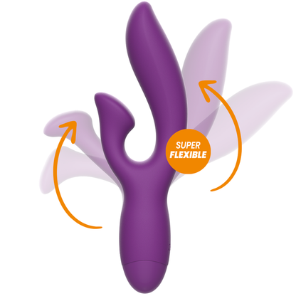 REWOLUTION - VIBRADOR FLEXIBLE REWOFUN CON CONEJO