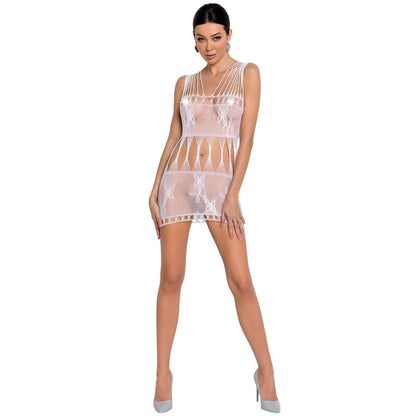 PASSION - WOMAN BS090 WHITE BODYSTOCK ONE SIZE
