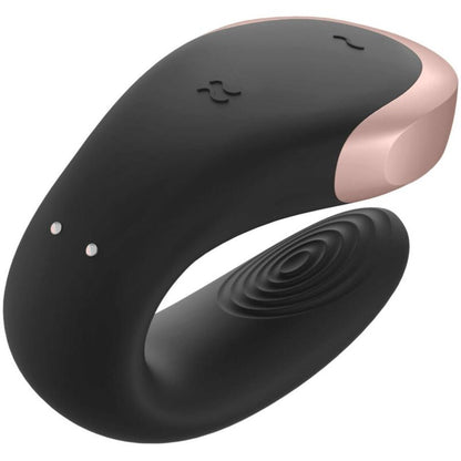 SATISFYER - VIBRADOR DOUBLE LOVE LUXURY PARTNER NEGRO
