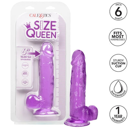 CALEXOTICS - QUEEN SIZE PURPLE DILDO 15.3 CM