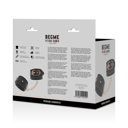 BEGME - BLACK EDITION PREMIUM HANDCUFFS