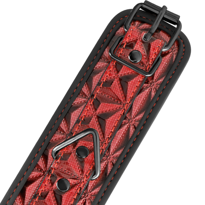 BEGME - PREMIUM RED EDITION HANDCUFFS WITH NEOPRENE LINING