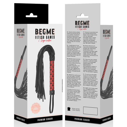 BEGME - VEGAN LEATHER FLOGGER RED EDITION