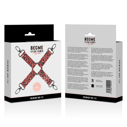 BEGME - PREMIUM RED EDITION VEGAN LEATHER PIG TIE