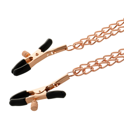 COQUETTE CHIC DESIRE - PINZAS PARA PEZONES DE METAL FANTASY CON CADENA