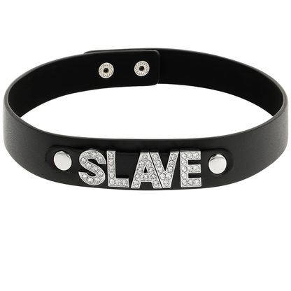 COQUETTE CHIC DESIRE - GARGANTILLA DE CUERO VEGANO SLAVE