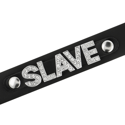 COQUETTE CHIC DESIRE - GARGANTILLA DE CUERO VEGANO SLAVE