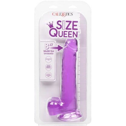 CALEXOTICS - DILDO QUEEN TAMAÑO PÚRPURA 20.3 CM