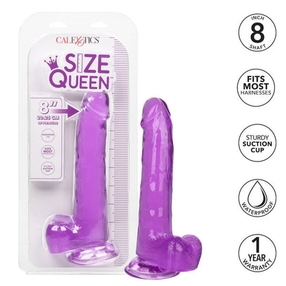 CALEXOTICS - DILDO QUEEN TAMAÑO PÚRPURA 20.3 CM