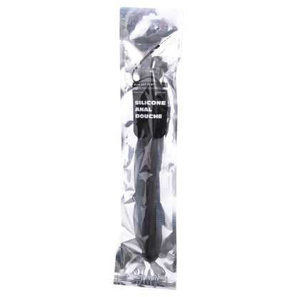 ALL BLACK - DUCHA ANAL PLEGABLE SILICONA 27 CM