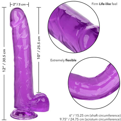 CALEXOTICS - QUEEN SIZE PURPLE DILDO 25.5 CM