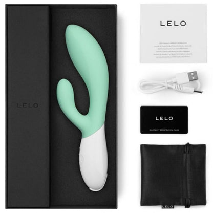 LELO - INA 3 VIBRADOR RABBIT VERDE ALGAS MARINAS DE LUJO