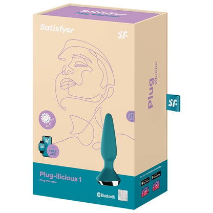 SATISFYER - ILICIOUS PLUG VIBRATOR 2 GREEN PLUG