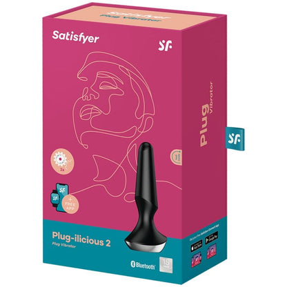 SATISFYER - ILICIOUS PLUG VIBRATOR 2 BLACK PLUG