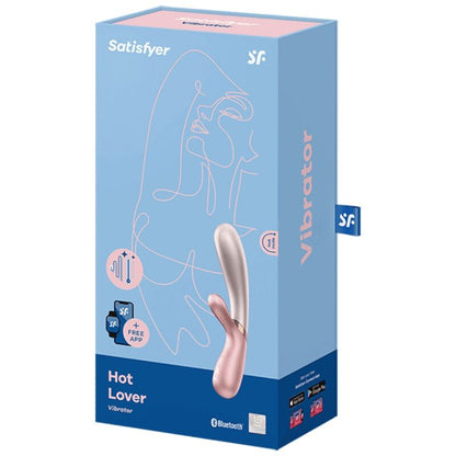 SATISFYER - HOT LOVER PINK &amp; BEIGE VIBRATOR
