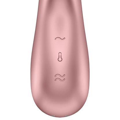 SATISFYER - HOT LOVER PINK &amp; BEIGE VIBRATOR