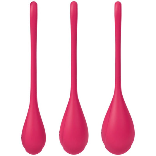 SATISFYER - YONI POWER TRAINING SET 1 RED